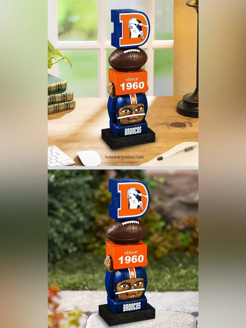 NFL Denver Broncos vintage totem